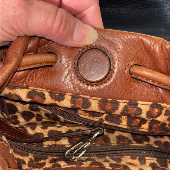 Brighton two tone Leather Women's Bag - Picture 15 of 16